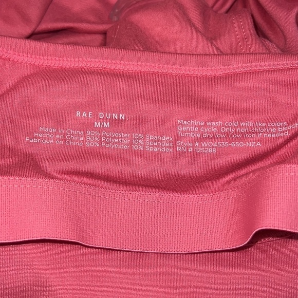 RAE DUNN Pink 2 pieces comfort tank and panties set Heart Breaker size Medium - Picture 6 of 9